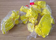 Small bagged portions of Yellowman. Yellowman portions.jpg