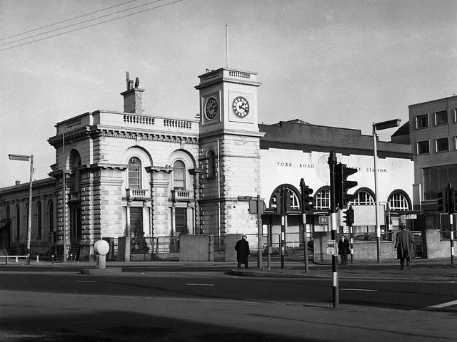 The original station buildings by Charles Lanyon