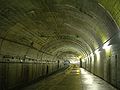 於下行新清水隧道湯檜曽站的地底月台（2010年7月）