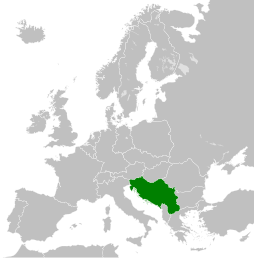 The location of Yugoslavia Yugoslavia 1956-1990.svg