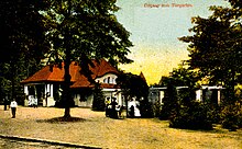 Entrance to Rostock Zoo in the twenties. Zoo Rostock Historische Postkarte-01.jpg