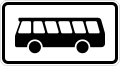 Zusatzzeichen 1048-16 nur Kraftomnibus