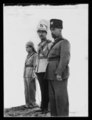 'Coronation' of King Abdullah in Amman. (right to left) King Abdullah, Emir Abdul Illah (Regent of Iraq), and Emir Naif (King Abdullah's youngest son) LOC matpc.12206.tif