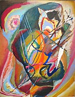 Wassily Kandinsky, 1914, LACMA.JPG tarafından 'İsimsiz Doğaçlama III'