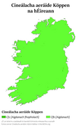 Кліматична карта Ірландії (за Кеппеном)