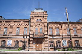 Фасад дома купцов Казанцевых
