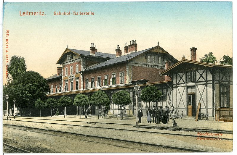 File:09413-Leitmeritz-1908-Bahnhof Haltestelle-Brück & Sohn Kunstverlag.jpg