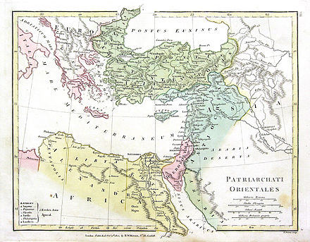 Eastern patriarchates of the Pentarchy, after the Council of Chalcedon (451)