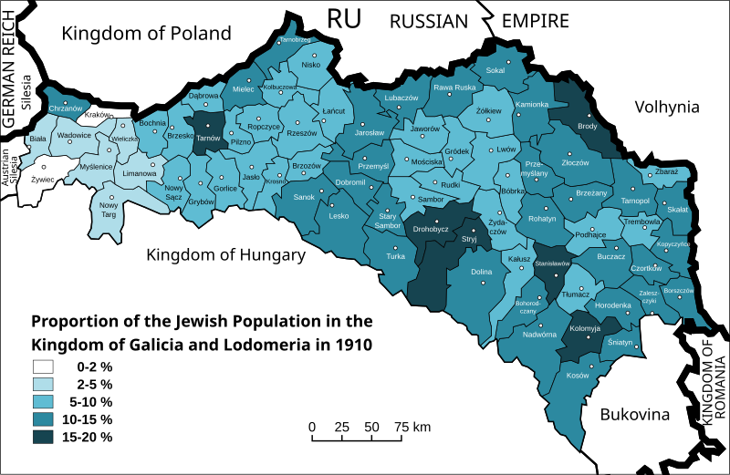 File:1910 Jewish Population Density of the Kingdom of Galicia and Lodomeria.svg