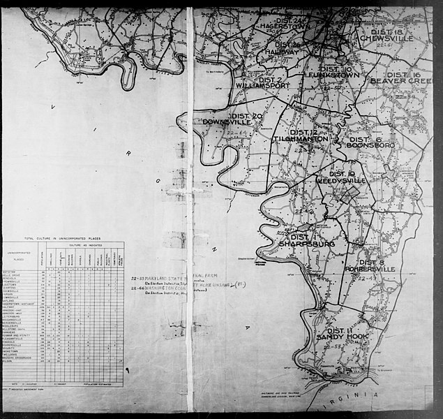 File:1940 Census Enumeration District Maps - Maryland - Washington County - ED 22-1 - ED 22-71 - NARA - 5832588 (page 5).jpg