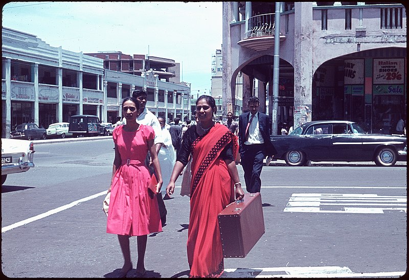 File:1963-1-10 Durban - Indian woman.jpg