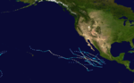 Thumbnail for 1980 Pacific hurricane season