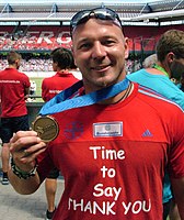 Bronzemedaillengewinner Markus Esser wurde mehrfach durch Dopingsünder um Top-Platzierungen und Medaillen betrogen, die er dann erst viel später doch noch erhielt