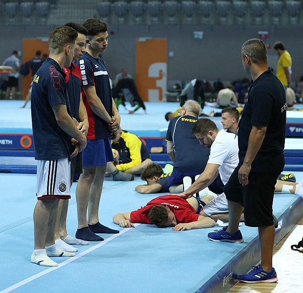 File:2019-06-26 1st FIG Artistic Gymnastics JWCH Men's Training 26 June Afternoon 2 (Martin Rulsch) 06.jpg