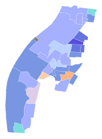 Results by precinct:
Chester-Burton
30-40%
40-50%
50-60%
60-70%
70-80%
Waldon
40-50%
Cockrell
30-40%
40-50%
Tie
30-40% 2024 Kentucky House of Representatives 44th district Democratic primary election results map by precinct.svg