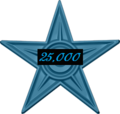 25,000 Edit Star Awarded to Yoninah for being a part of the 25K Edit Club