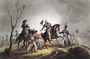 36 214430~mort-de-sir-john-moore-(1761-1809)-17janvier-1809,-de-'les-accomplissements-martial-de-grande-bretagne-et-ses-allies-de-1799 -.jpg