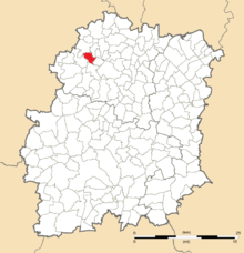 Position de Gometz-le-Châtel en Essonne.