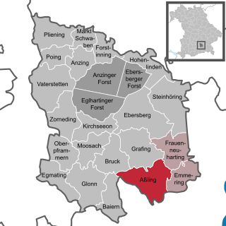 <span class="mw-page-title-main">Aßling</span> Municipality in Bavaria, Germany