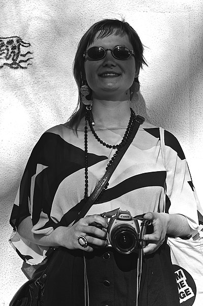 File:A Check photographer girl in Lisbon (13482737754).jpg