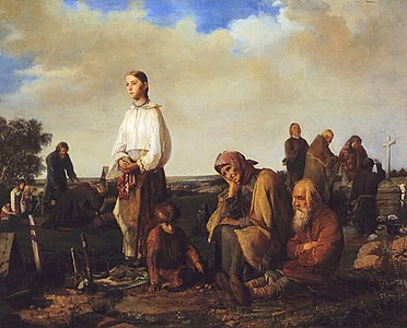 Krodoera koe awalkikxo ke wida (Поминки на деревенском кладбище ~ 1865)