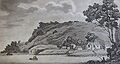 English: A Picture of Jersey; or, Stranger's Companion through that Island (1809), J. Stead - "East View of St. Brelade's Church"