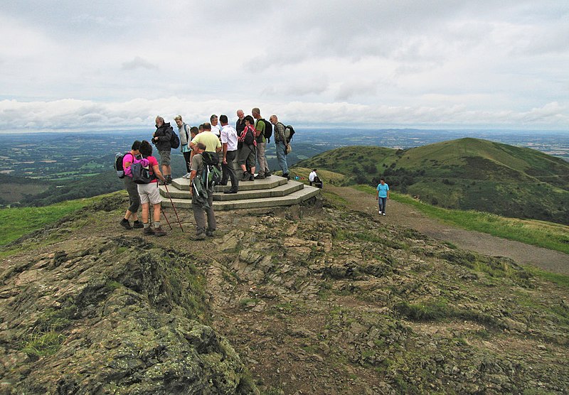 File:A busy day on the Worcestershire Beacon - geograph.org.uk - 3090059.jpg