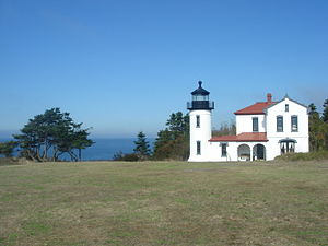 Admiralty Head Light in Fort Casey State Park