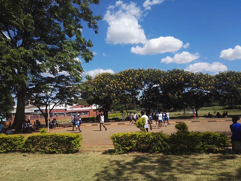 File:African girls playing competitive netball.jpg