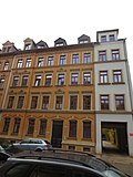 Apartment house designed in closed development