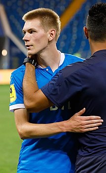 Kutitsky met Dynamo Moskou in 2021