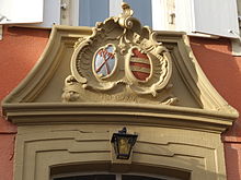 Wappen der Familie von Venningen am alten Pfarrhaus