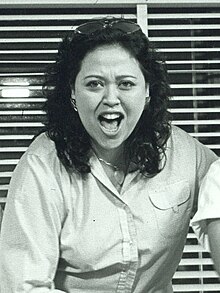 Amy Hill in scene from the short film Dim Sum Takeouts. (1983) Amy Hill in a scene from "Dim Sum Takeouts" (cropped).jpg