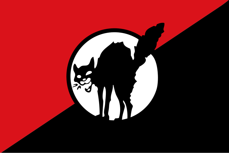 File Anarchist Black Cat Flag Svg Wikimedia Commons