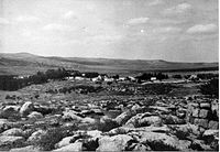 Artuf July 1948. Shortly before it was destroyed by the Harel Brigade