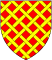 Arms of Audley: Gules fretty or