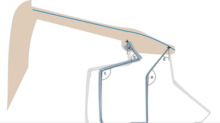 July 17: Reconstructed feeding posture of an azhdarchid with sagittally aligned limbs.