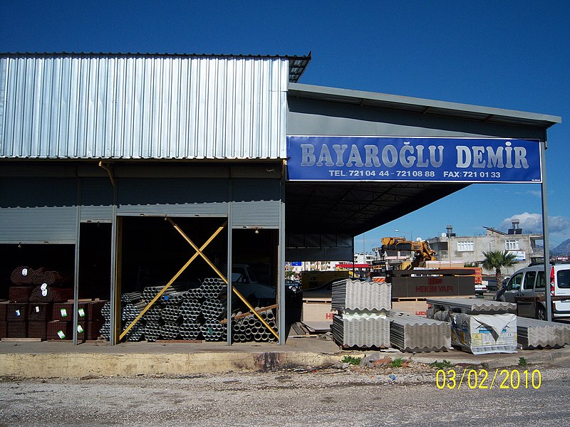 File:BAYAROĞLU DEMİR - panoramio - BAYAROĞLU DEMİRÇELİK (1).jpg