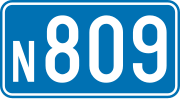 Miniatuur voor N809 (België)