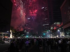 BGC Bonifacio High Street Fireworks Display