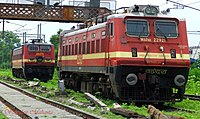 (front) newer loco with (back) older series unit