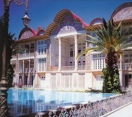 The Eram Garden in Shiraz is an 18th-century building and a legacy of the Zand Dynasty.