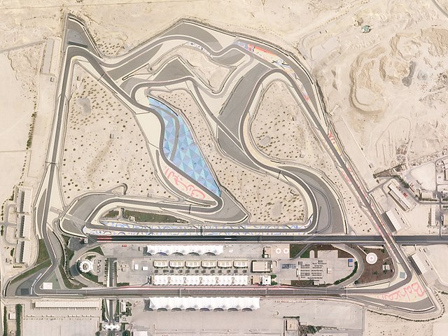Satellite view of the circuit as it appeared in November 2017