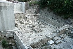 Dionysopoliin Kybelen pyhäkön raunioita.