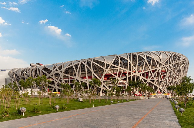 Beijing National Stadium, or "Bird's Nest"