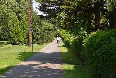 Bethesda Trolley Trail near Georgetown Preparatory School in North Bethesda, MD