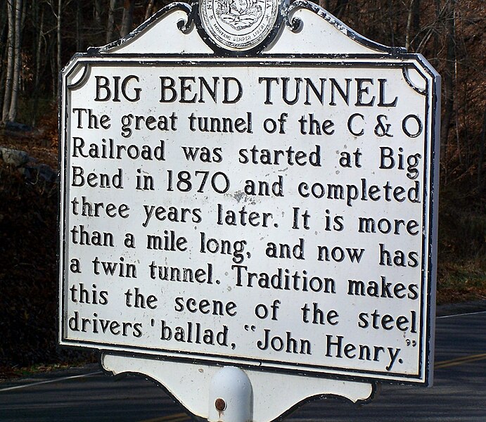 File:Big Bend Tunnel John Henry.jpg