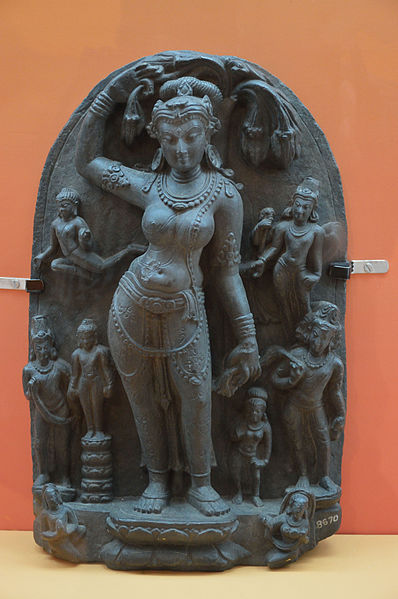 File:Birth of Siddhartha - Basalt - ca 10th Century CE - Pala Period - Nalanda - ACCN 8670 - Indian Museum - Kolkata 2016-03-06 1474.JPG