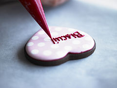 Cookie with royal icing