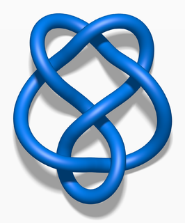 6<sub>2</sub> knot Mathematical knot with crossing number 6